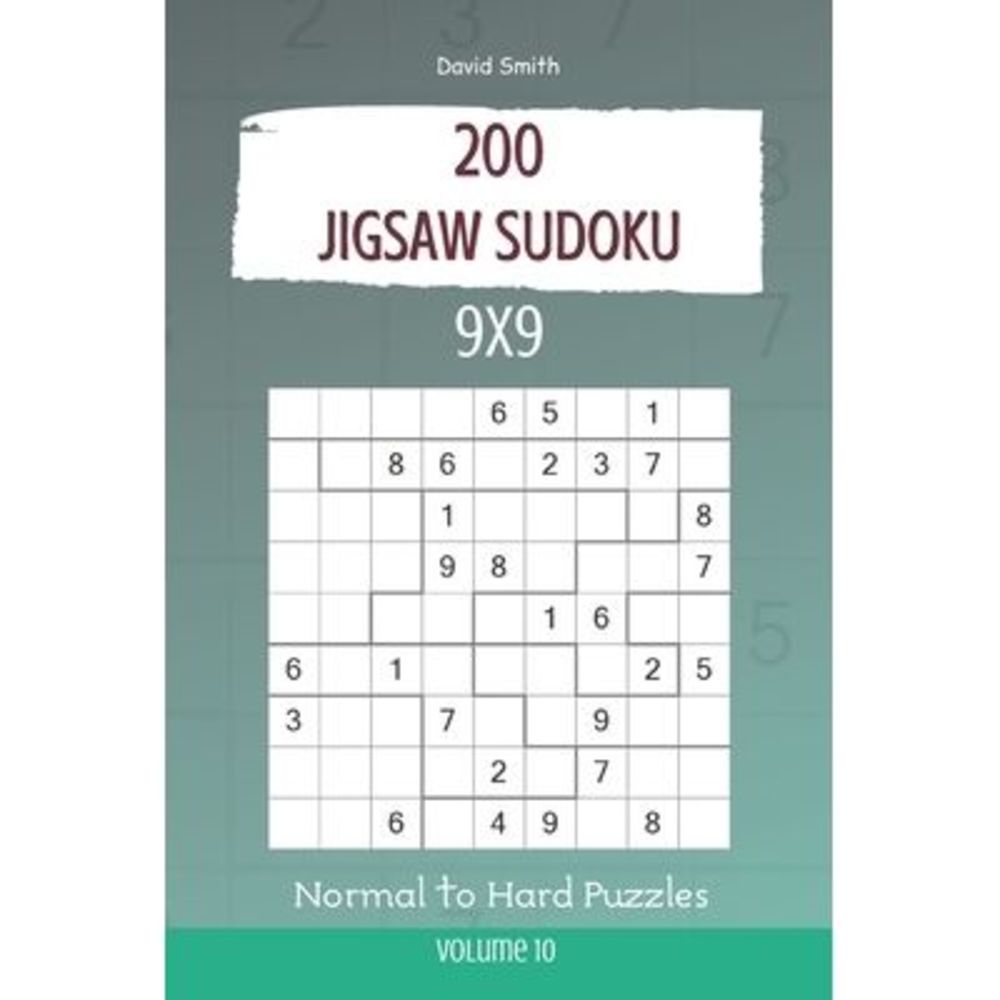 Jigsaw Sudoku - 200 Normal to Hard Puzzles 9x9 vol.10 -- David Smith